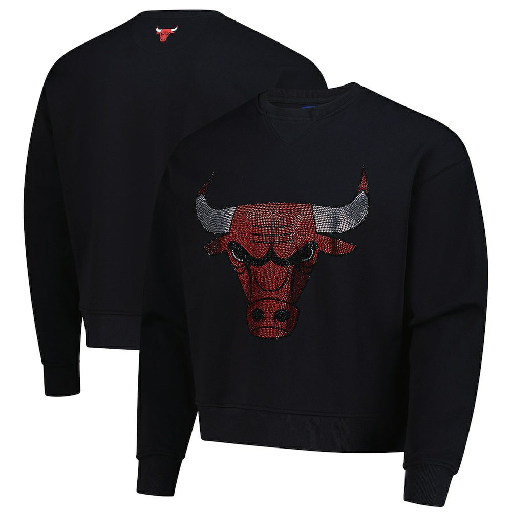Chicago Bulls Terez Unisex Oversized Gemstone Logo Sweatshirt Black outlet
