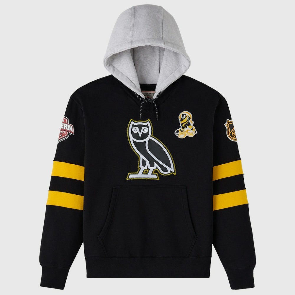 Boston Bruins OVO x NHL Fleece Hoodie - Black | US 203514865