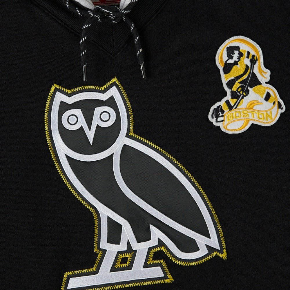 Boston Bruins OVO x NHL Fleece Hoodie - Black | US 203514865