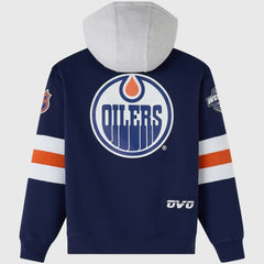 Edmonton Oilers OVO x NHL Fleece Hoodie - Navy | US 203514874