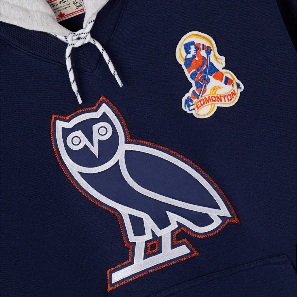 Edmonton Oilers OVO x NHL Fleece Hoodie - Navy | US 203514874
