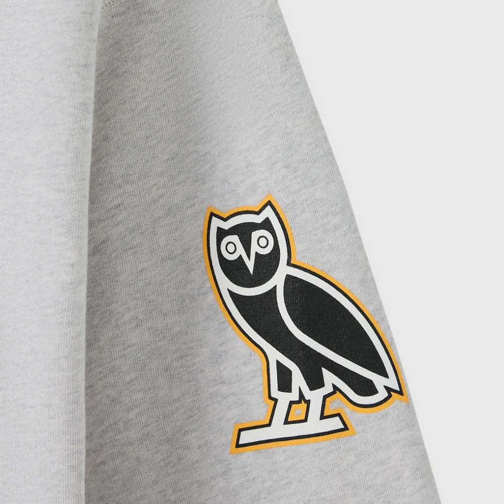 Boston Bruins OVO x NHL Fleece Sweatshirt - Heather Gray | US 203514877