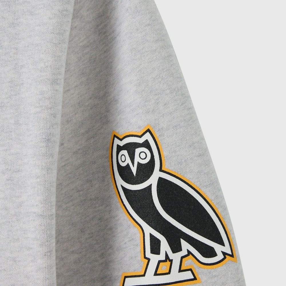 Pittsburgh Penguins OVO x NHL Fleece Sweatshirt - Heather Gray | US 203514878