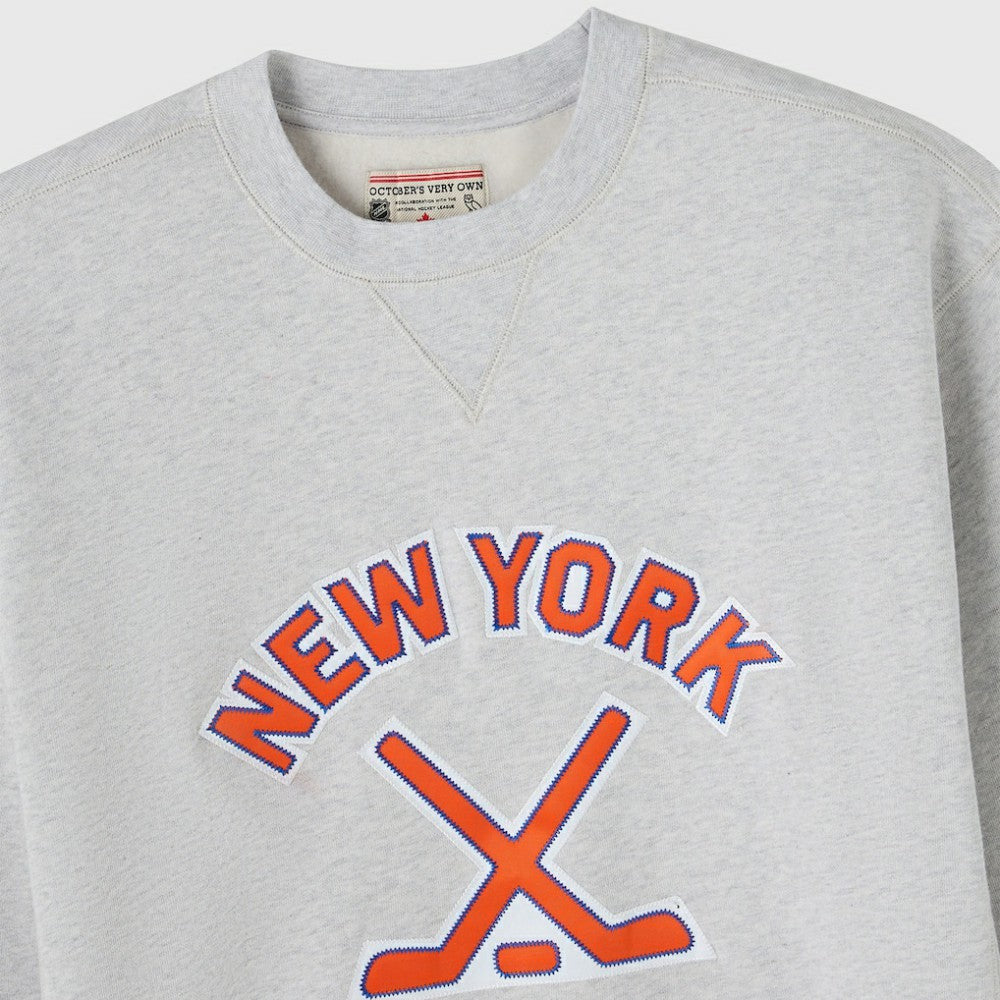 New York Islanders OVO x NHL Fleece Sweatshirt - Heather Gray | US 203514880