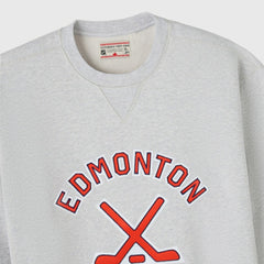 Edmonton Oilers OVO x NHL Fleece Sweatshirt - Heather Gray | US 203514883