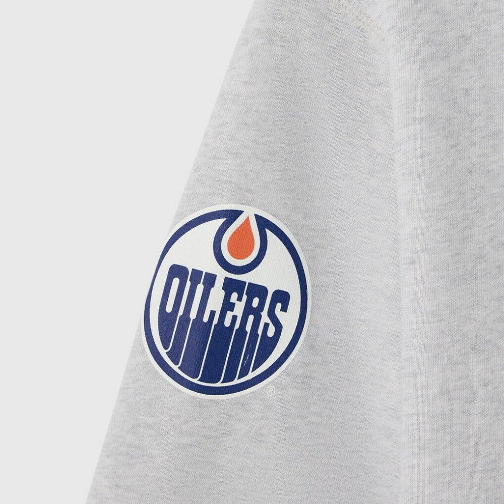 Edmonton Oilers OVO x NHL Fleece Sweatshirt - Heather Gray | US 203514883