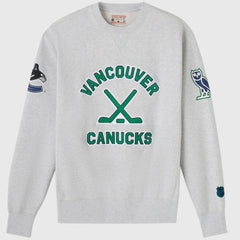 Vancouver Canucks OVO x NHL Fleece Sweatshirt - Heather Gray | US 203514888