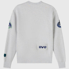 Vancouver Canucks OVO x NHL Fleece Sweatshirt - Heather Gray | US 203514888