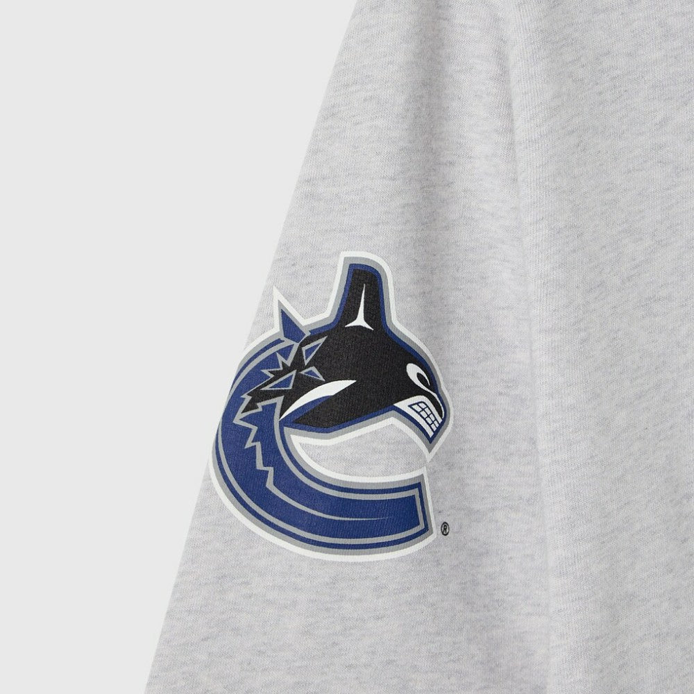 Vancouver Canucks OVO x NHL Fleece Sweatshirt - Heather Gray | US 203514888