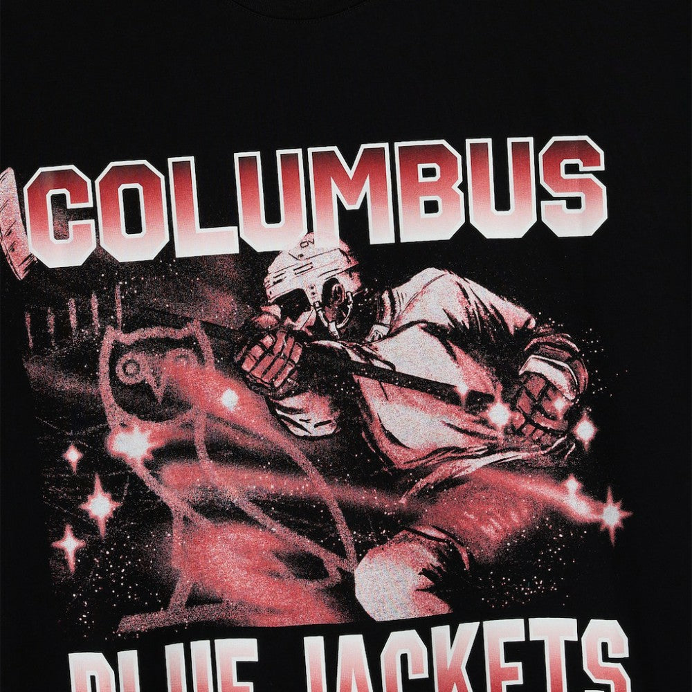 Columbus Blue Jackets OVO x NHL Graphic T-Shirt - Black | US 203514903