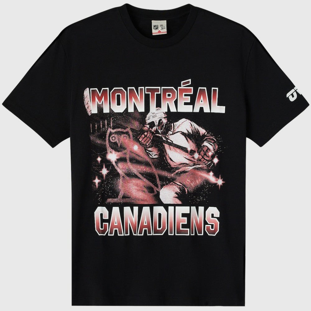 Montreal Canadiens OVO x NHL Graphic T-Shirt - Black | US 203514907