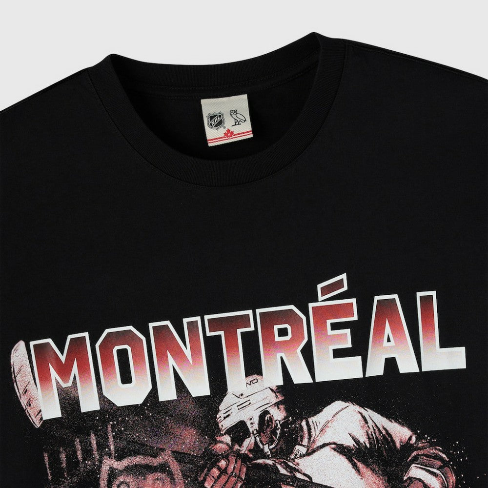 Montreal Canadiens OVO x NHL Graphic T-Shirt - Black | US 203514907