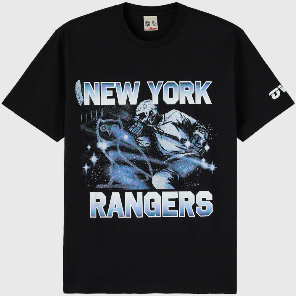 New York Rangers OVO x NHL Graphic T-Shirt - Black | US 203514910