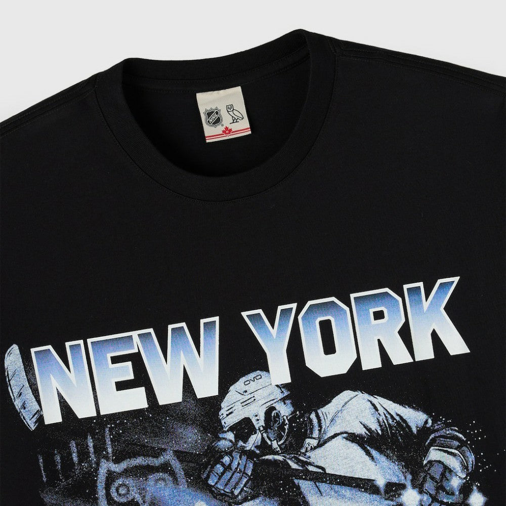 New York Rangers OVO x NHL Graphic T-Shirt - Black | US 203514910