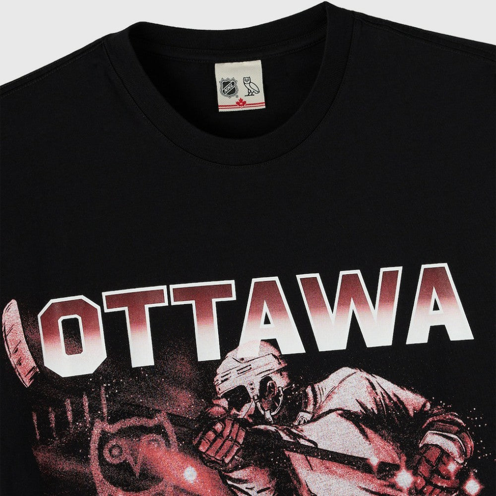 Ottawa Senators OVO x NHL Graphic T-Shirt - Black | US 203514911