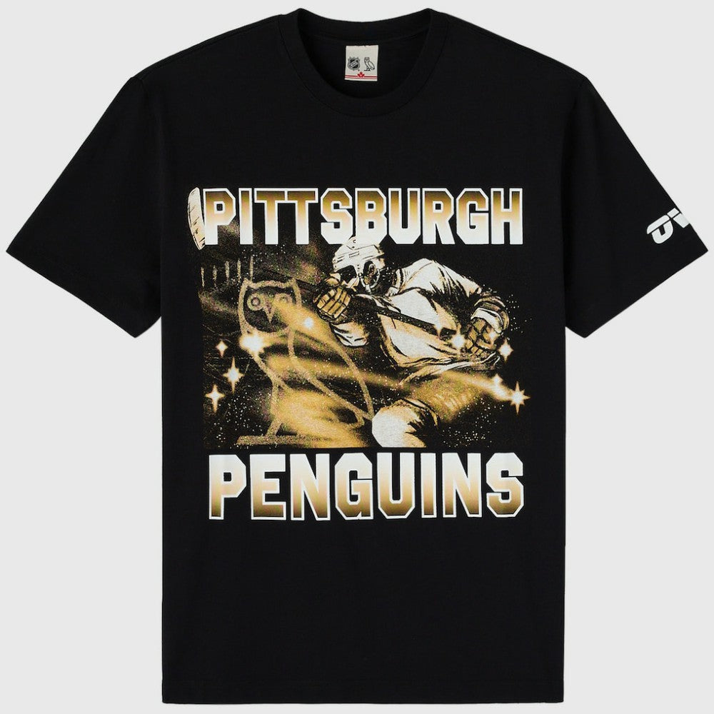 Pittsburgh Penguins OVO x NHL Graphic T-Shirt - Black | US 203514912
