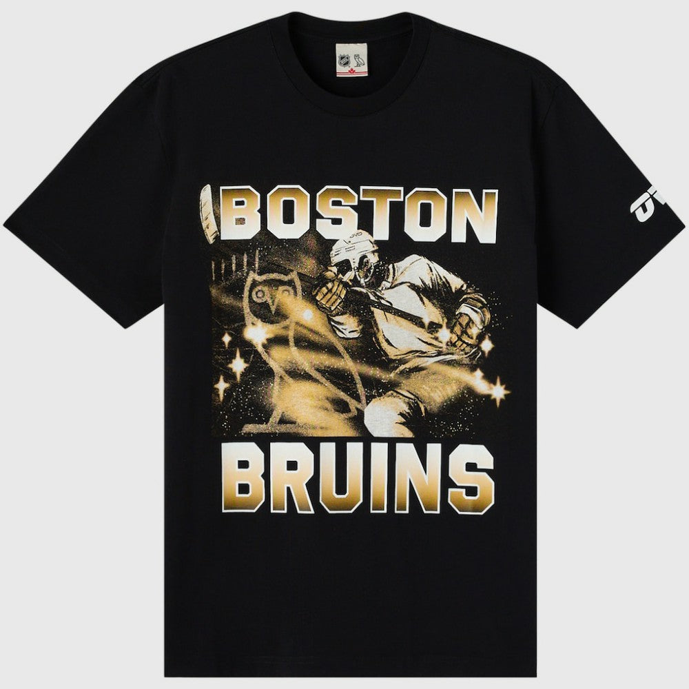 Boston Bruins OVO x NHL Graphic T-Shirt - Black | US 203514915