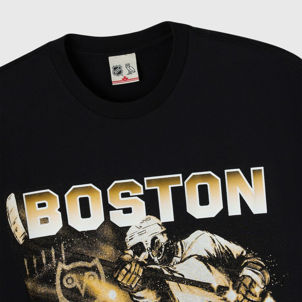 Boston Bruins OVO x NHL Graphic T-Shirt - Black | US 203514915
