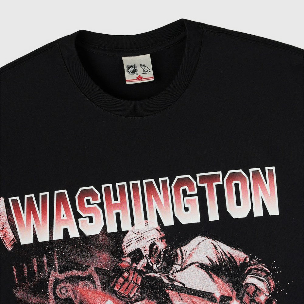 Washington Capitals OVO x NHL Graphic T-Shirt - Black | US 203514918