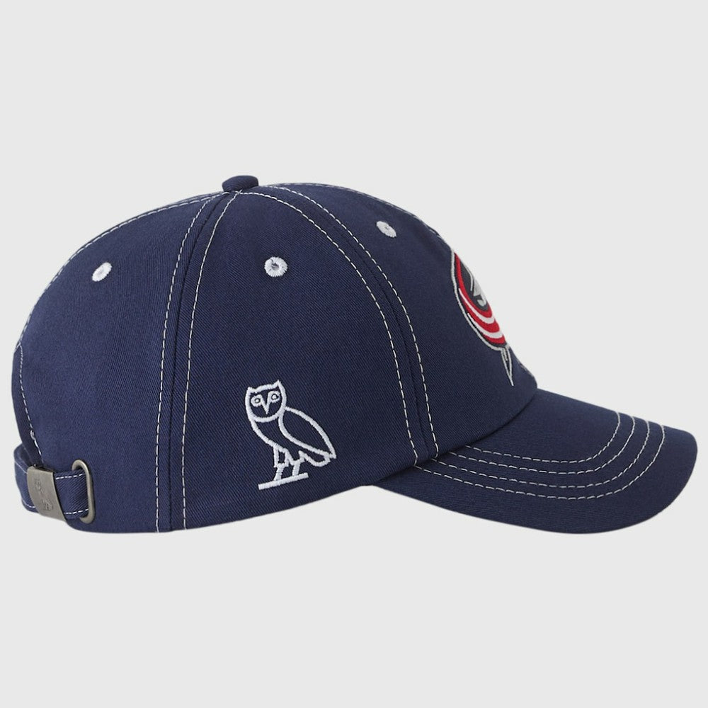 Columbus Blue Jackets OVO x NHL Adjustable Sport Hat - Navy | US 203514921
