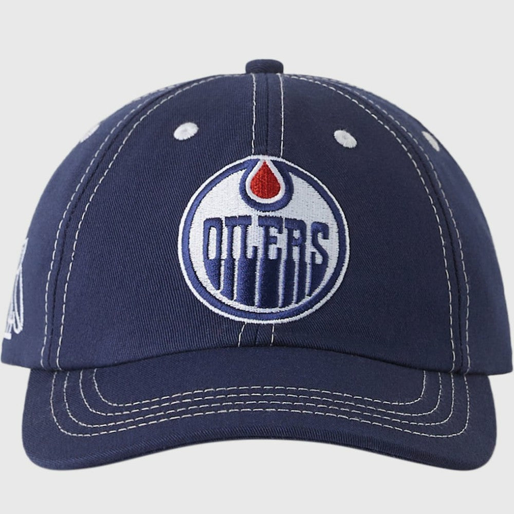 Edmonton Oilers OVO x NHL Adjustable Sport Hat - Navy | US 203514924