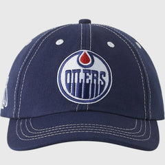 Edmonton Oilers OVO x NHL Adjustable Sport Hat - Navy | US 203514924