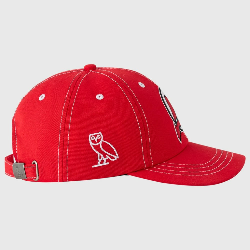 New Jersey Devils OVO x NHL Adjustable Sport Hat - Red | US 203514927