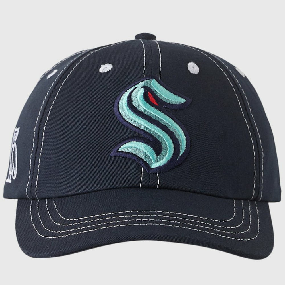Seattle Kraken OVO x NHL Adjustable Sport Hat - Deep Sea Blue | US 203514932