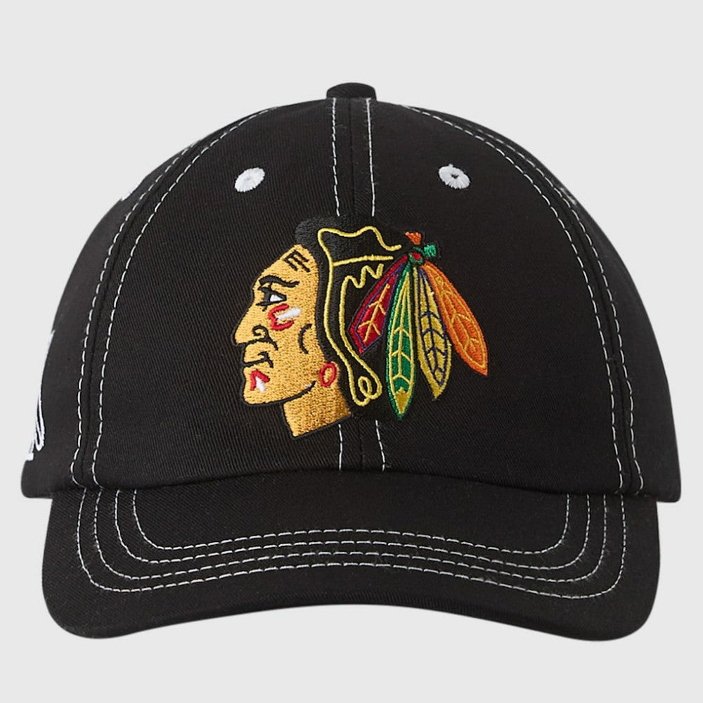 Chicago Blackhawks OVO x NHL Adjustable Sport Hat - Black | US 203514937