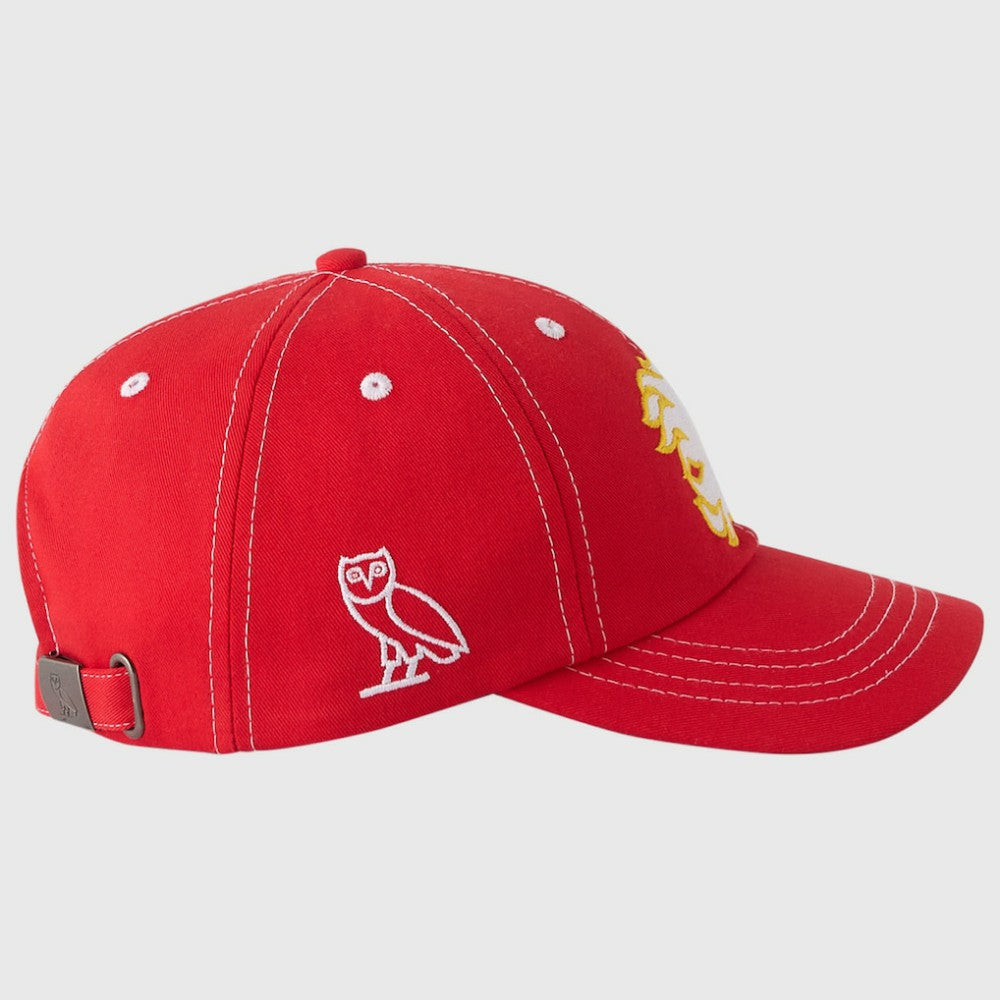 Calgary Flames OVO x NHL Adjustable Sport Hat - Red | US 203514939