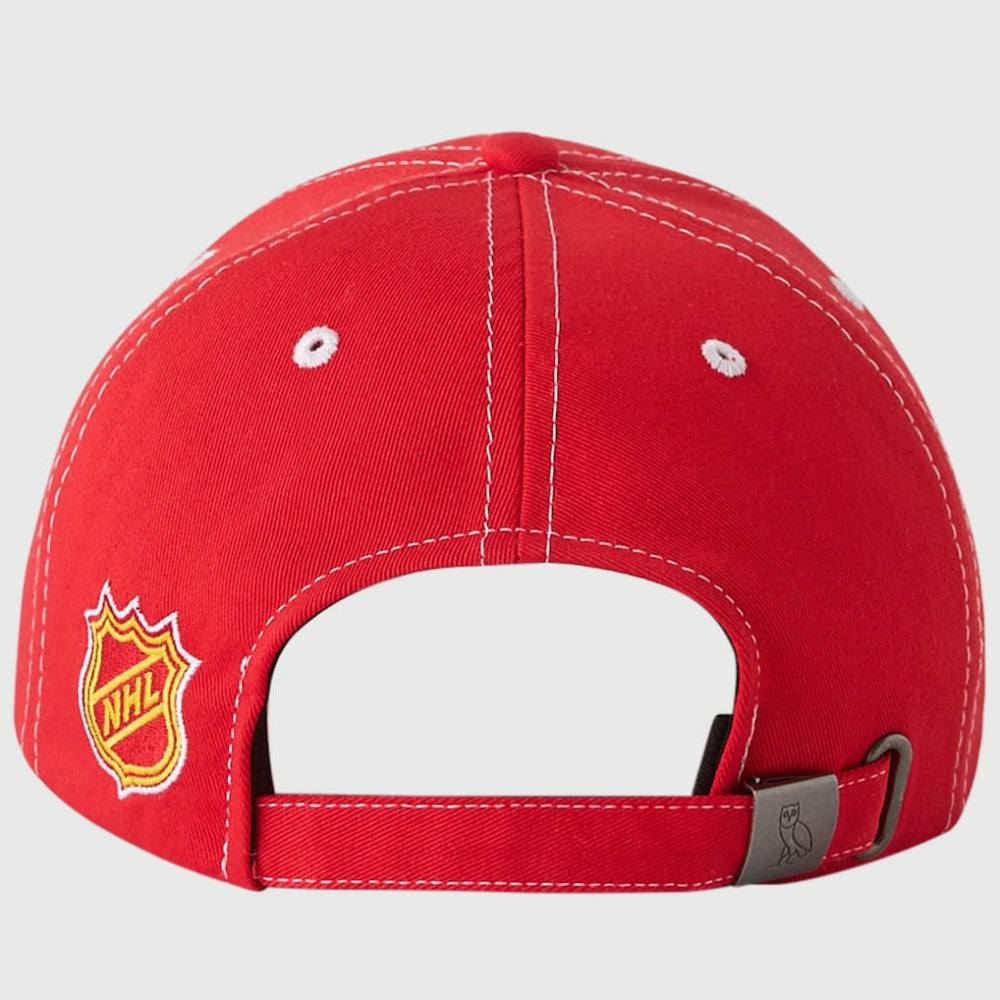 Calgary Flames OVO x NHL Adjustable Sport Hat - Red | US 203514939