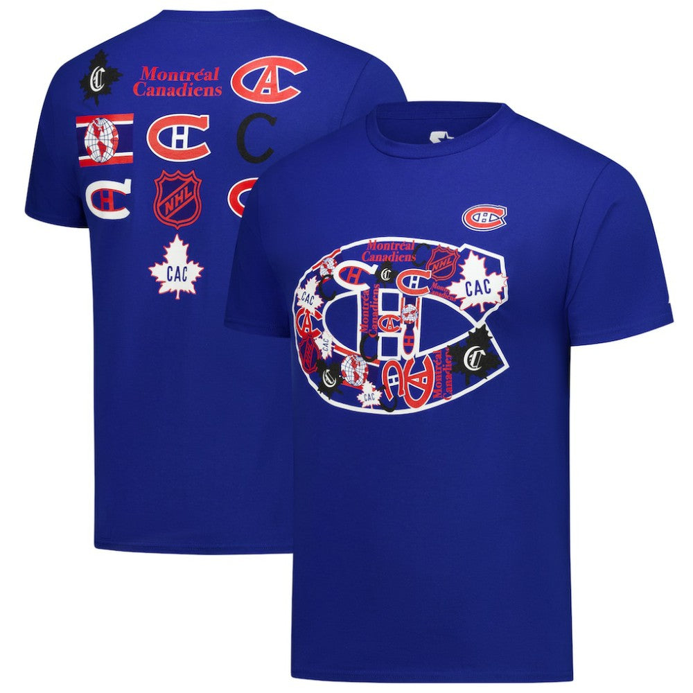 Montreal Canadiens Starter Logo Collage T-Shirt - Blue | US 203517177