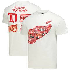 Detroit Red Wings Starter Logo Collage T-Shirt - White | US 203517181