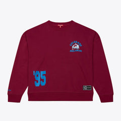 Colorado Avalanche Mitchell & Ness Women's Crewneck Sweatshirt - Maroon | US 203517450