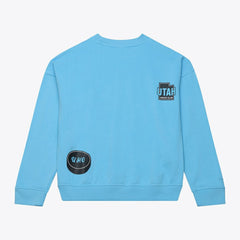 Utah Mammoth Mitchell & Ness Women's Crewneck Sweatshirt - Blue | US 203517454
