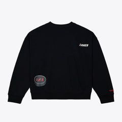 Carolina Hurricanes Mitchell & Ness Women's Crewneck Sweatshirt - Black | US 203517456