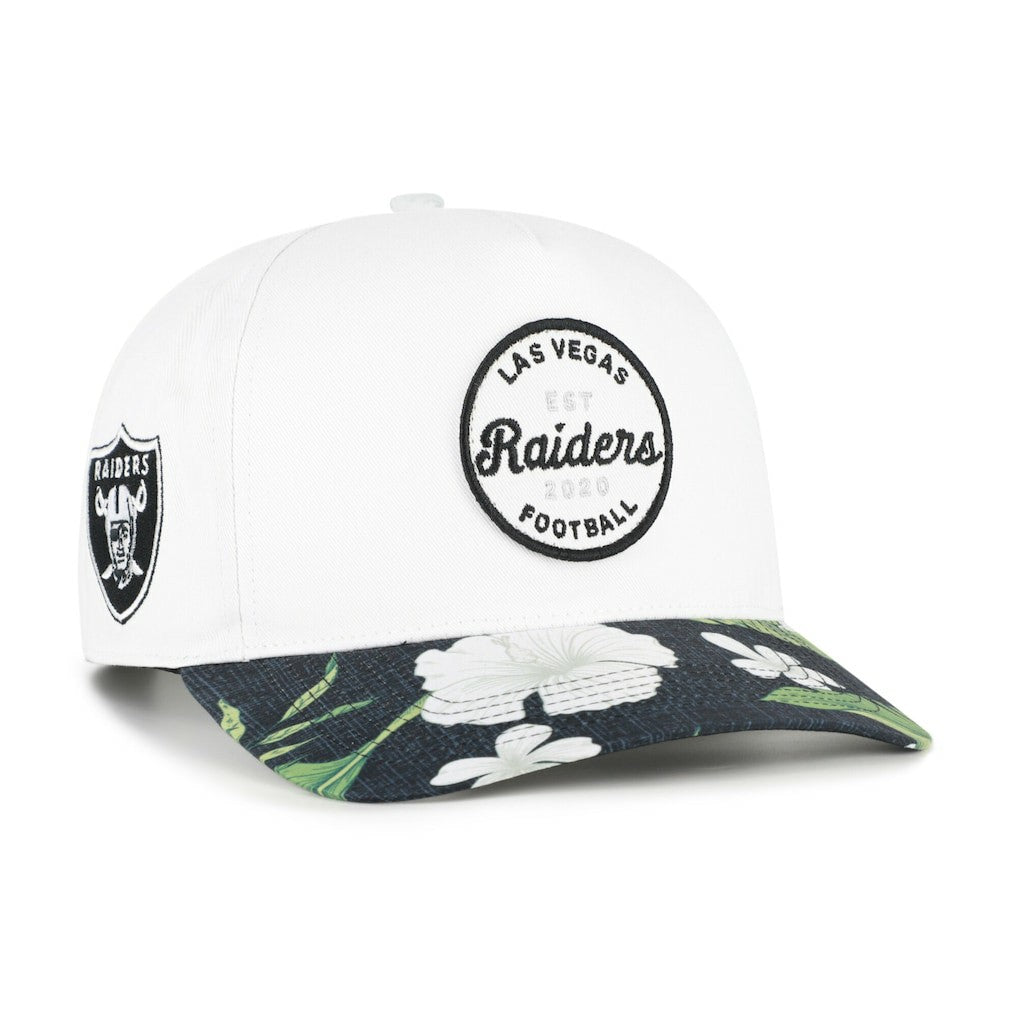 Las Vegas Raiders '47 Beach Side Hitch Adjustable Hat - White/Black Hats