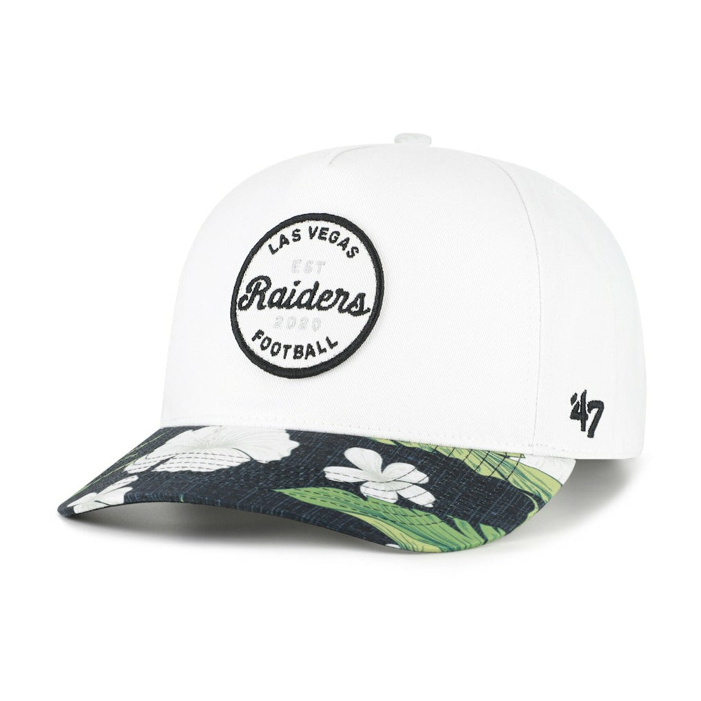 Las Vegas Raiders '47 Beach Side Hitch Adjustable Hat - White/Black Hats
