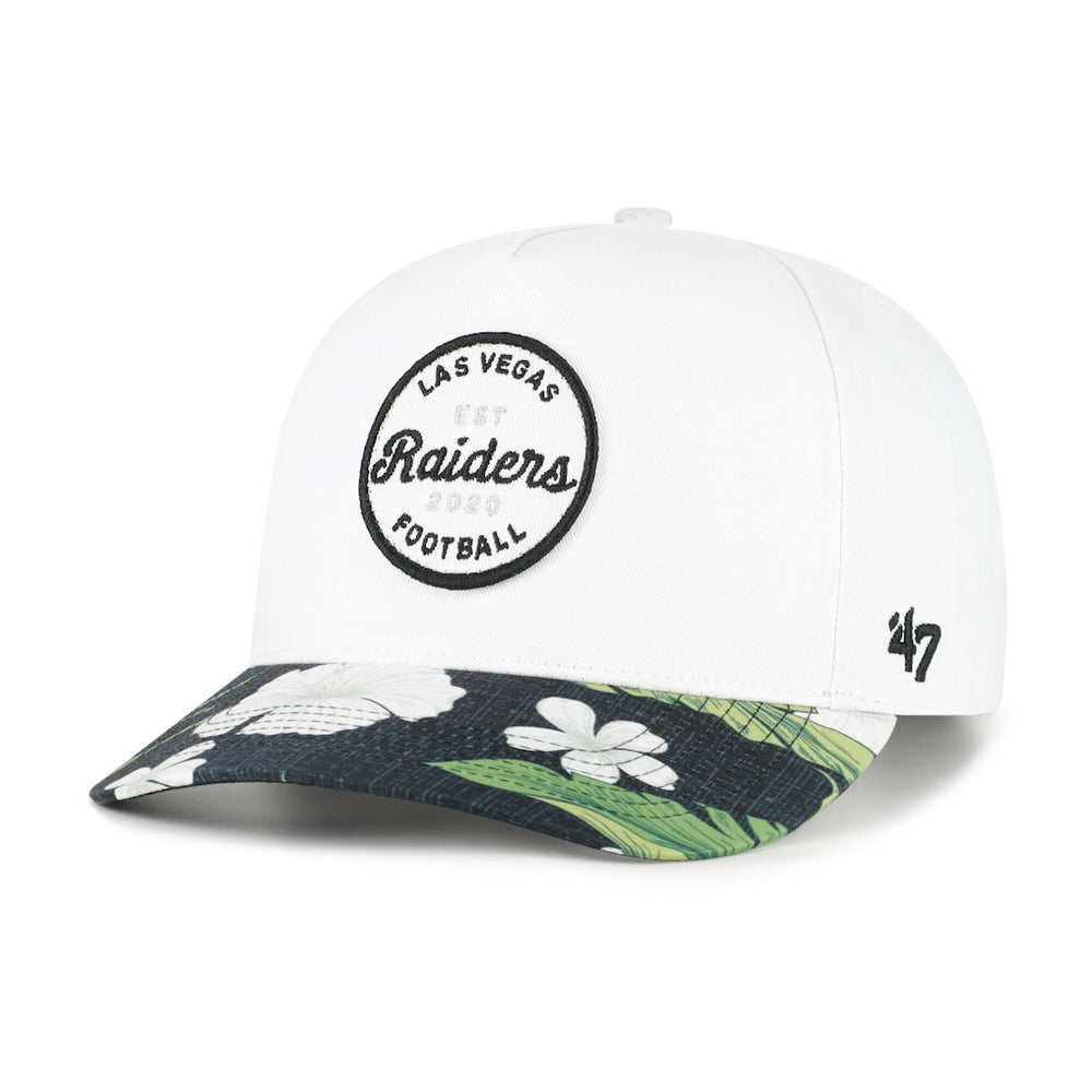 Las Vegas Raiders '47 Beach Side Hitch Adjustable Hat - White/Black Hats