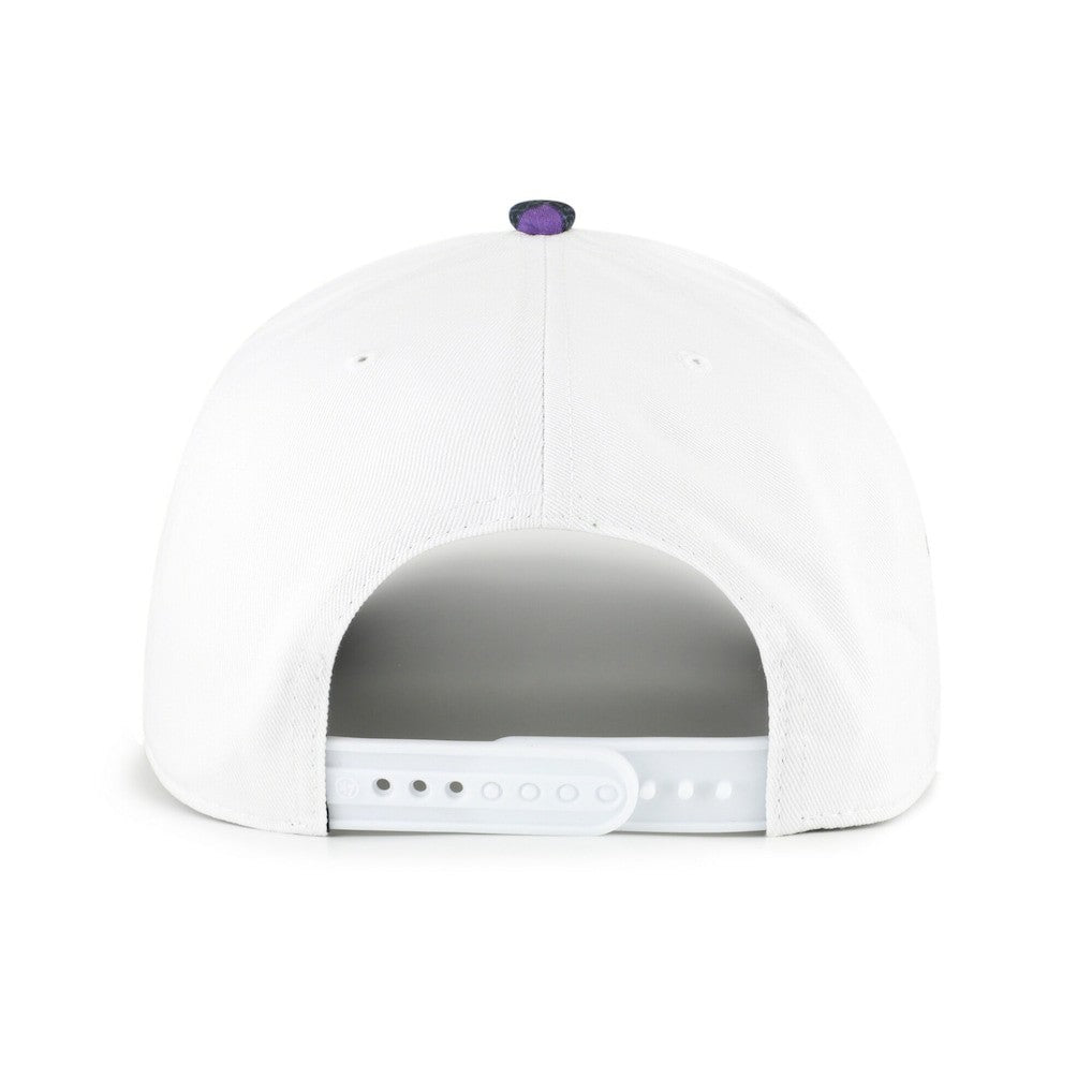 Baltimore Ravens '47 Beach Side Hitch Adjustable Hat - White/Purple Hats