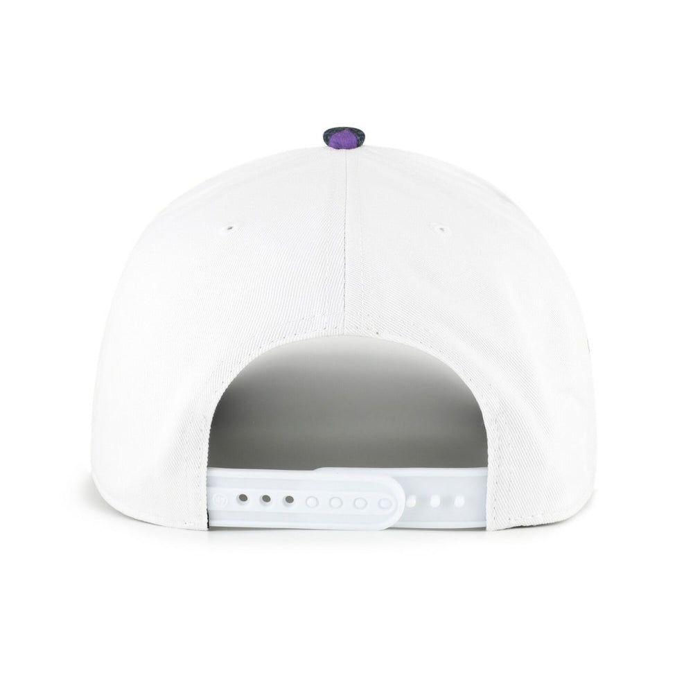 Baltimore Ravens '47 Beach Side Hitch Adjustable Hat - White/Purple Hats