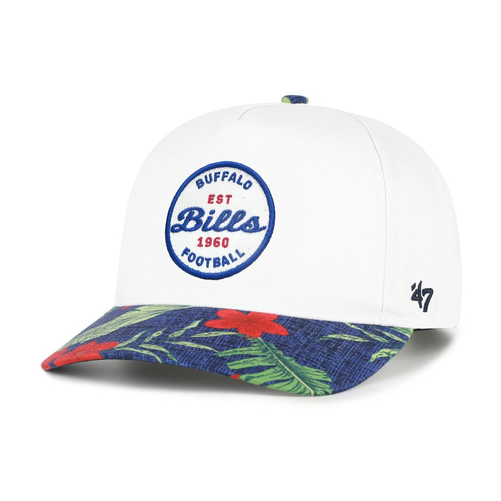 Buffalo Bills '47 Beach Side Hitch Adjustable Hat - White/Royal Hats