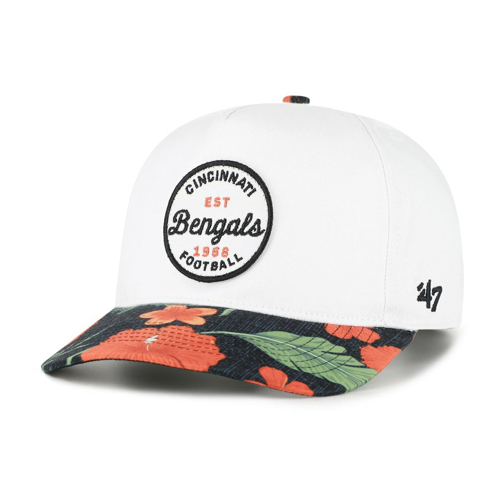 Cincinnati Bengals '47 Beach Side Hitch Adjustable Hat - White/Black Hats