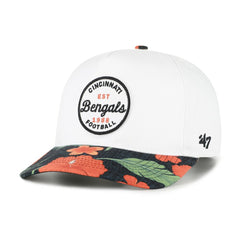 Cincinnati Bengals '47 Beach Side Hitch Adjustable Hat - White/Black Hats
