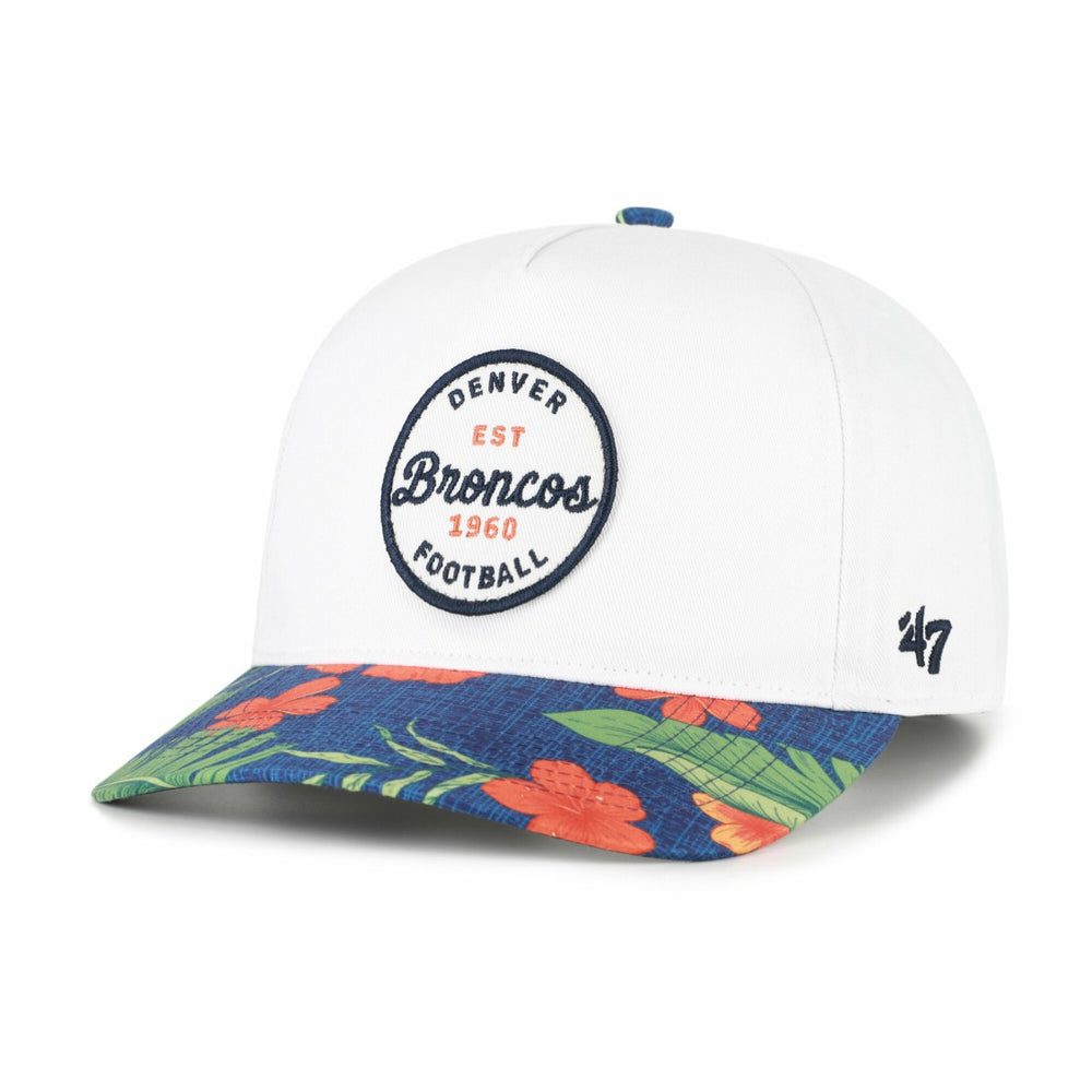Denver Broncos '47 Beach Side Hitch Adjustable Hat - White/Navy Hats