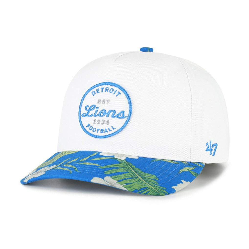 Detroit Lions '47 Beach Side Hitch Adjustable Hat - White/Blue Hats