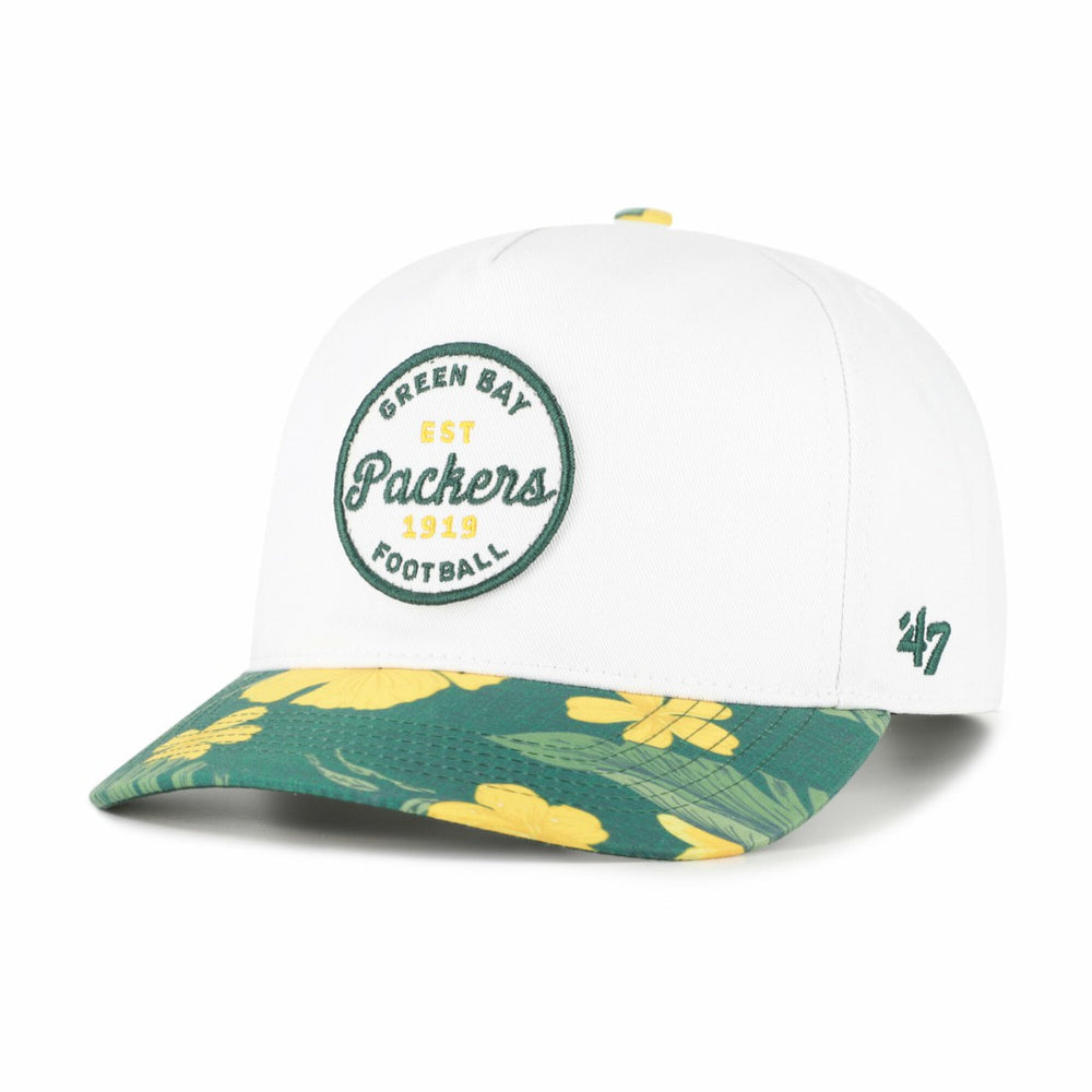 Green Bay Packers '47 Beach Side Hitch Adjustable Hat - White/Green Hats