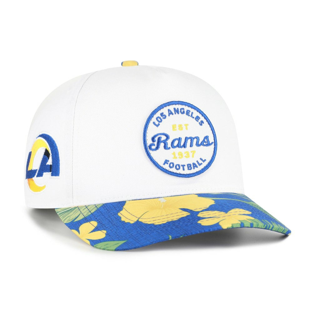 Los Angeles Rams '47 Beach Side Hitch Adjustable Hat - White/Royal Hats