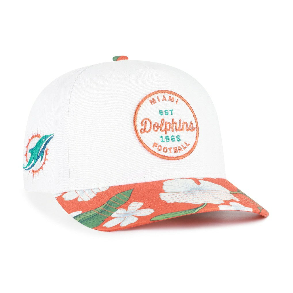 Miami Dolphins '47 Beach Side Hitch Adjustable Hat - White/Orange Hats