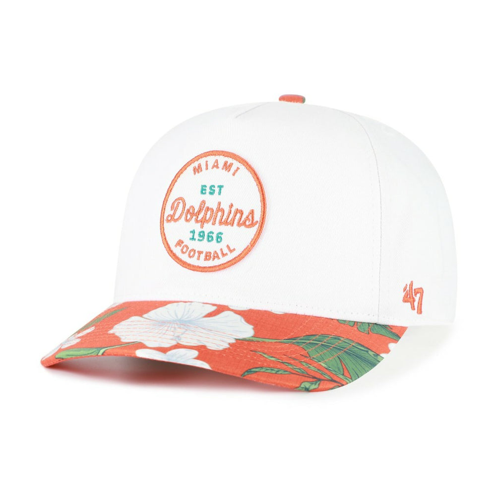 Miami Dolphins '47 Beach Side Hitch Adjustable Hat - White/Orange Hats